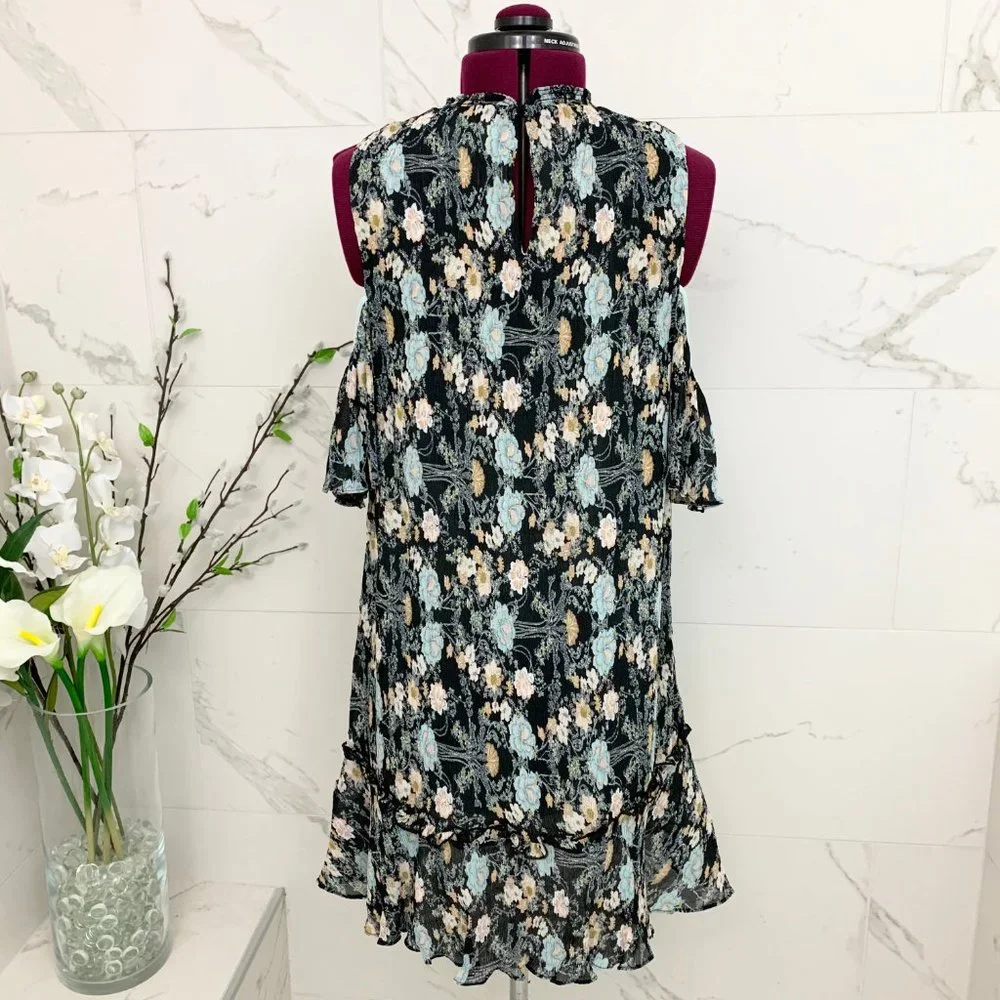 NWT Foxiedox Adora Boho Dress Cold Shoulder S NWT